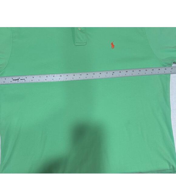 Key Lime Green Y2K Polo Ralph Lauren Kanye Size XL XXL 90s Big Tall 100% cotton - Picture 2 of 14